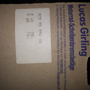 GIRLING MCB95 MIT ABE, BMW R45/R65