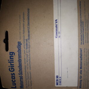 GIRLING MCB98, KAWASAKI