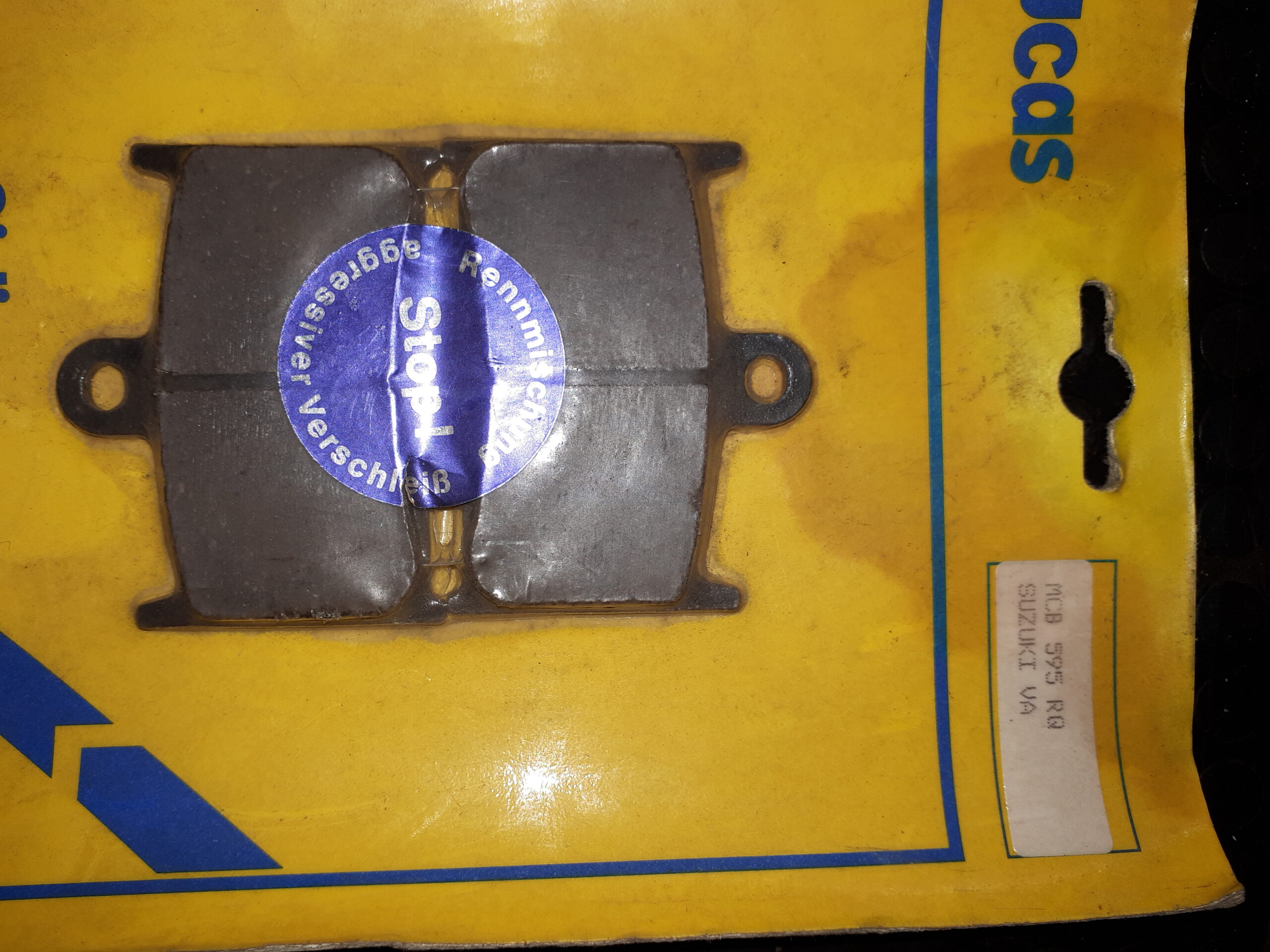 GIRLING MCB595RQ, SUZUKI GSXR 750 88-, RENNMISCHUNG