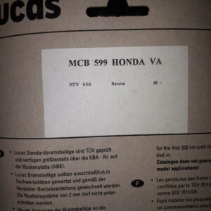 GIRLING MCB599, HONDA