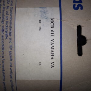 GIRLING MCB611, YAMAHA VA TZ R250 84-