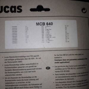GIRLING MCB640 YAMAHA