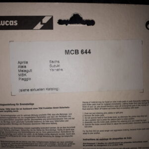 GIRLING MCB644, DIVERSE MASCHINEN