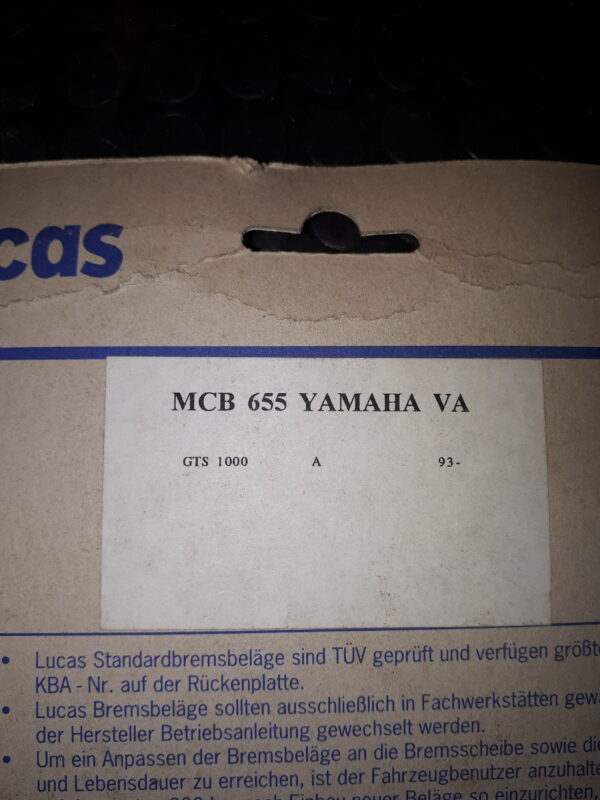 GIRLING MCB655, YAMAHA GTS 1000 A   93-