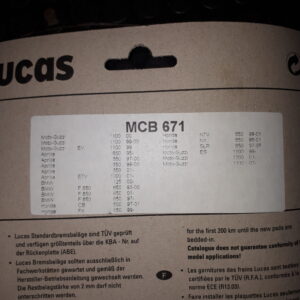 GIRLING MCB671, DIVERSE MASCHINEN