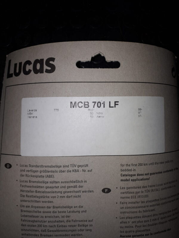 GIRLING MCB701LF  DIVERSE MASCHINEN