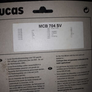 GIRLING MCB704SV HONDA NUR VORDERACHSE
