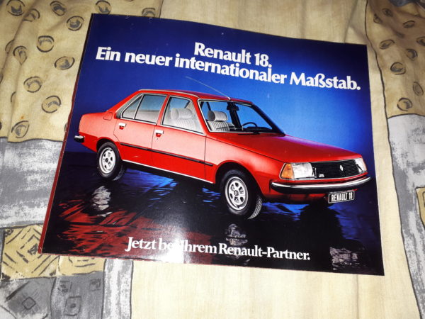 RENAULT 18. EIN NEUER INTERNATIONALER MAßSTAB 1979