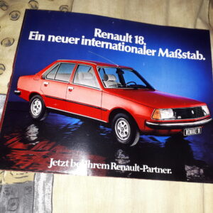 RENAULT 18. EIN NEUER INTERNATIONALER MAßSTAB 1979