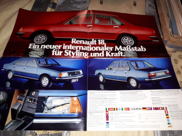 RENAULT 18. EIN NEUER INTERNATIONALER MAßSTAB 1979