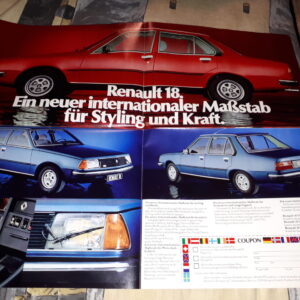 RENAULT 18. EIN NEUER INTERNATIONALER MAßSTAB 1979