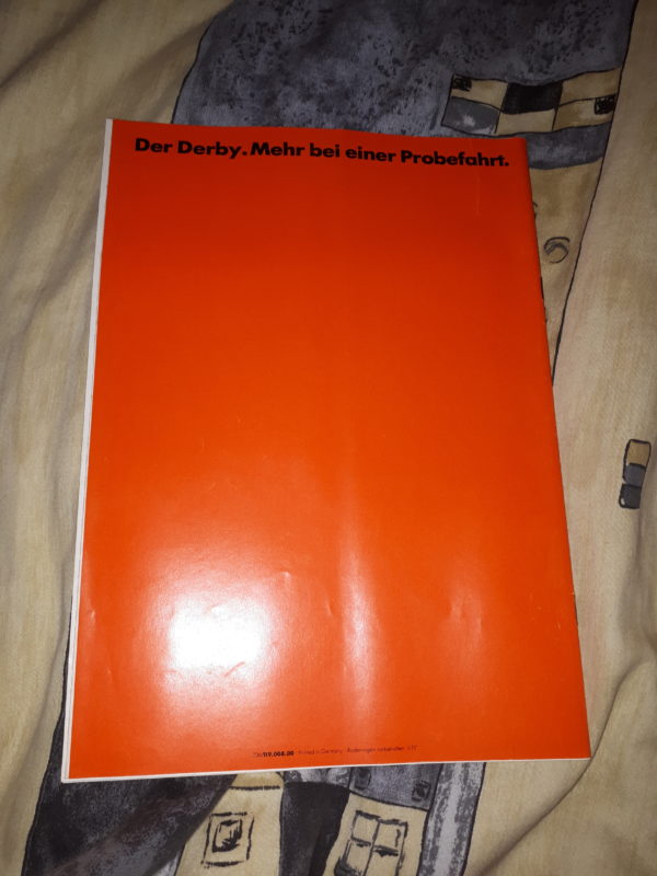 VW DERBY 1977