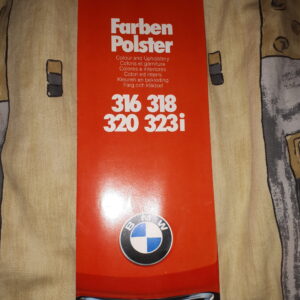 BMW 316.318.320,323i PROSPEKT 1/1978 MIT FARBEN POLSTERN