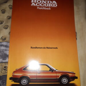 HONDA ACCORD HATCHBACK MIT AUSSTATTUNG FARBEN POLSTER UND PREISE 12/1979