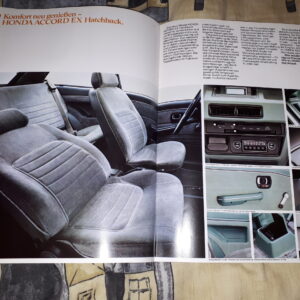 HONDA ACCORD HATCHBACK MIT AUSSTATTUNG FARBEN POLSTER UND PREISE 12/1979