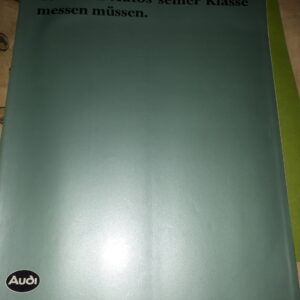 AUDI 80 MIT PREISLISTE 13.8.1979