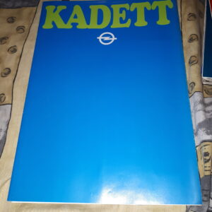OPEL KADETT MIT PREISLISTE UND FARBEN;POLSTER 1979