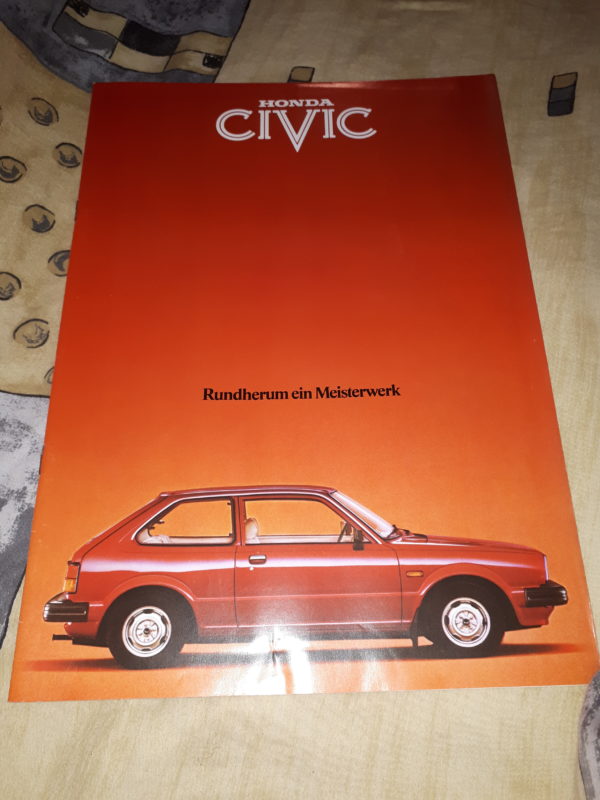 HONDA CIVIC MIT AUSSTATTUNG.FARBEN.POLSTER PREISE 12/1979