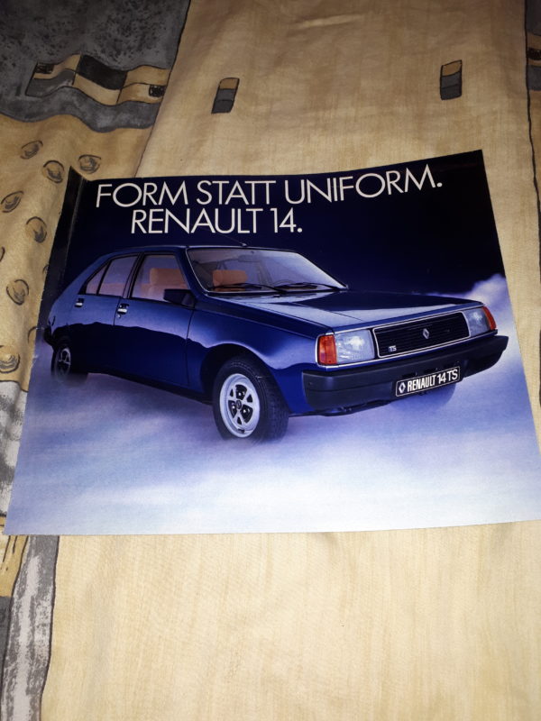 FORM STATT UNIFORM RENAUL 14.