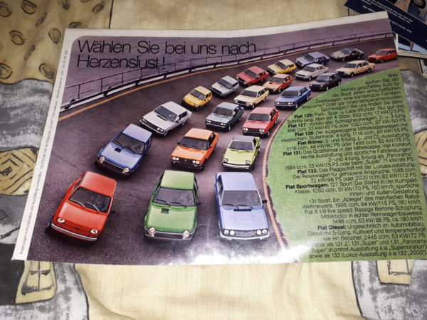 FIAT RITMO PROGRAMM A1 FEB. 1979