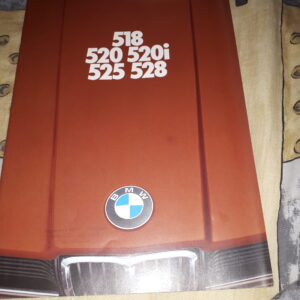 BMW 518,520,520i,525,528 mit preise pkw programm und farben polster 2/76