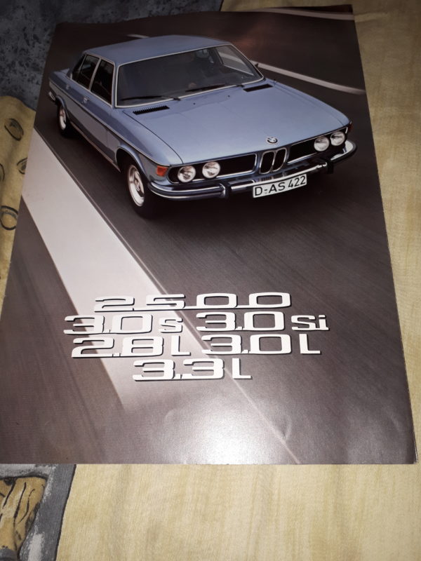 BMW 2500,3.0s,3,0Si,2.8L,3.0L und 3.3L  1/75