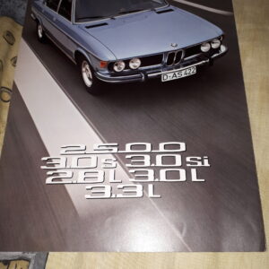BMW 2500,3.0s,3,0Si,2.8L,3.0L und 3.3L  1/75