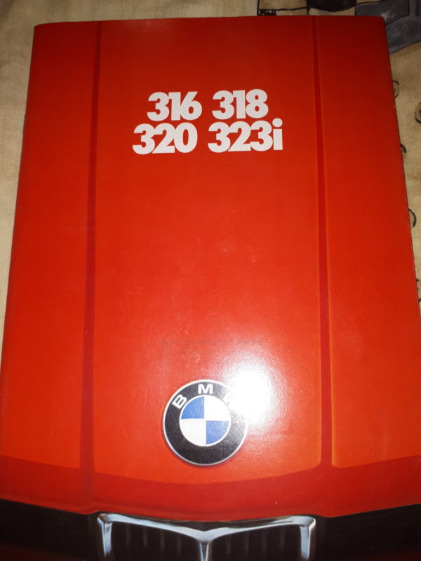 BMW 316.318.320,323i PROSPEKT 1/1978 MIT FARBEN POLSTERN