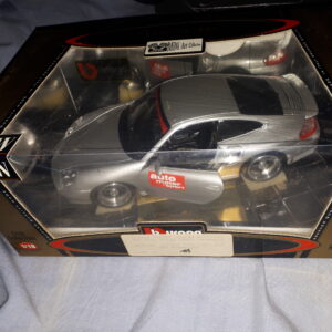 BURAGO GOLD EDITION PORSCHE 911 TURBO 1999,AUTO MOTOR SPORT VEREDELT NR.108,1:18