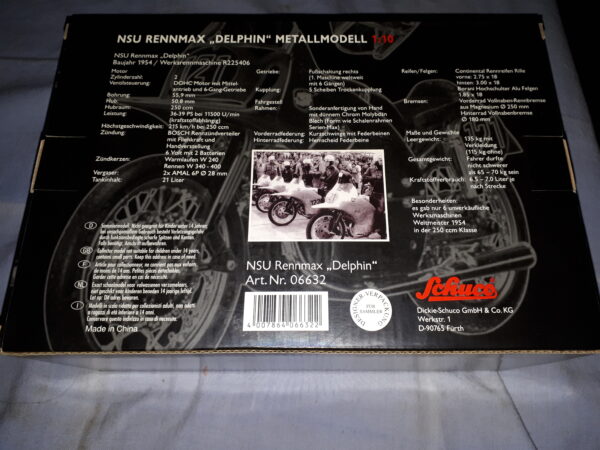 SCHUCO NSU RENNMAX „DELPHIN“, 1:10