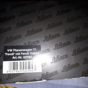 SCHUCO VW PLANENWAGEN T1″FENDT“ MIT FENDT TRAKTOR 1:43