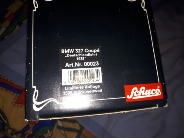 SCHUCO BMW 327 COUPE „DEUTSCHLANDFAHRT 1938“ 1:18/AUFLAGE 1500