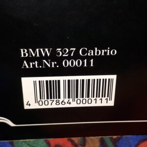 SCHUCO BMW 327 CABRIO 1:18