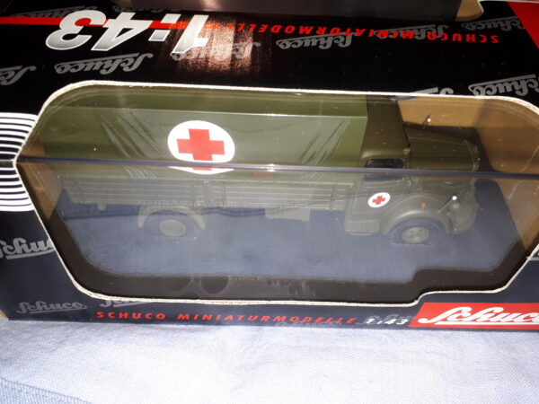 SCHUCO MERCEDES-BENZ L 6600 PLANEN LKW „BUNDESWEHR“ 1:43