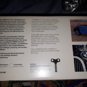 BMW CLASSIC COLLECTION ,BMW 327 CABRIOLET 1:18