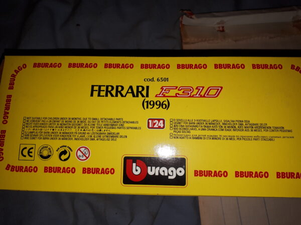 BURAGO  FERRARI F310 (1996) 1:24