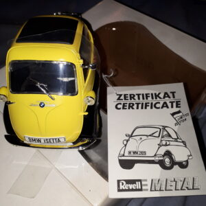 REVELL BMW ISETTA SCHWARZ GELB 1:18