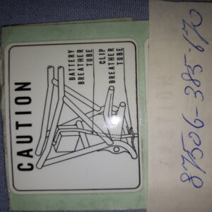 AUFKLEBER CAUTION LABEL START