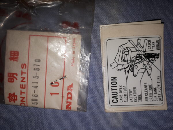 AUFKLEBER CAUTION MARK.BATTERY