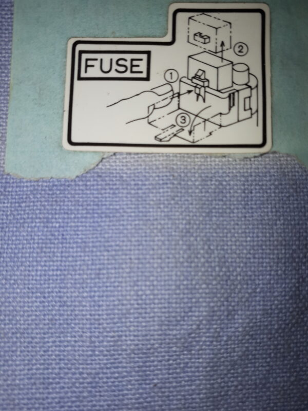 AUFKLEBER FUSE