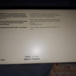 BMW CLASSIC COLLECTION BMW 502 DUNKEL BLAU 1:18