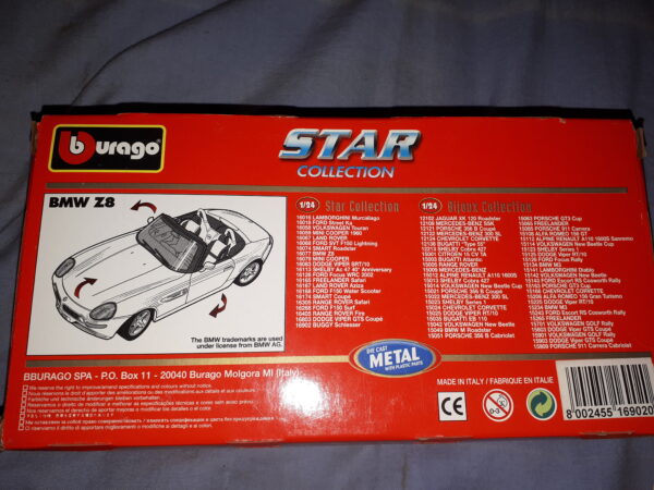 BURAGO BMW Z8 1:24