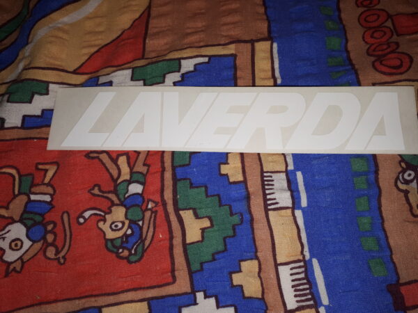 AUFKLEBER LAVERDA WEIß