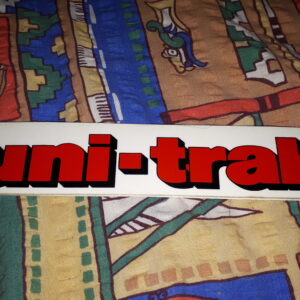 AUFKLEBER UNI -TRAK ROT/SCHWARZ