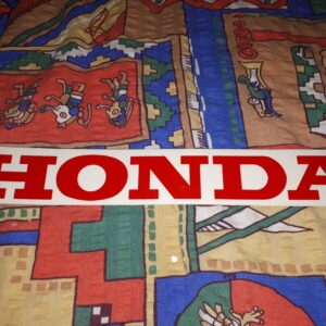 AUFKLEBER HONDA ROT