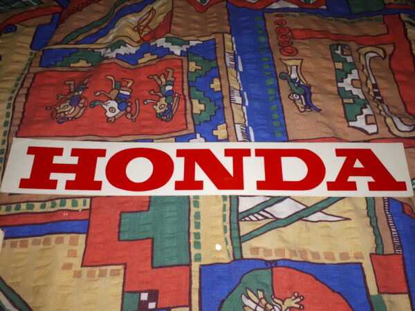 AUFKLEBER HONDA ROT