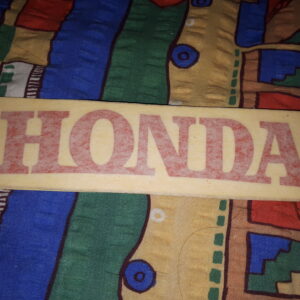AUFKLEBER HONDA ROT GEBOGEN
