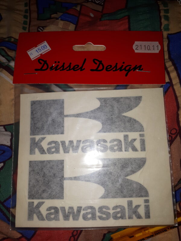 SCHRIFTZUG DOPPELT KAWASAKI SCHWARZ