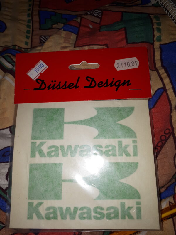 SCHRIFTZUG DOPPELT KAWASAKI GRÜN