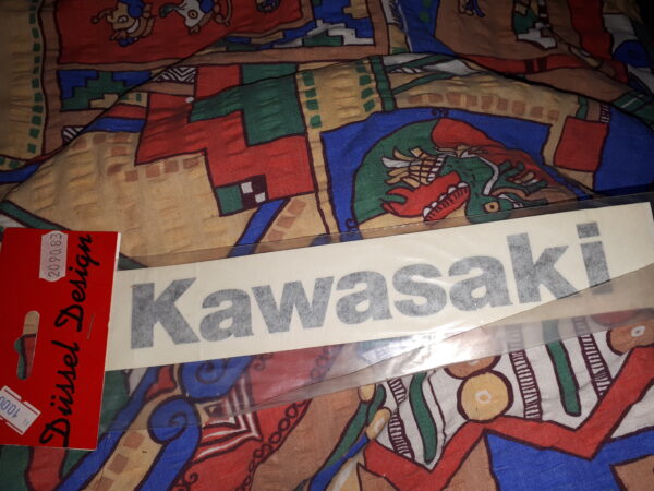 SCHRIFTZUG KAWASAKI SCHWARZ